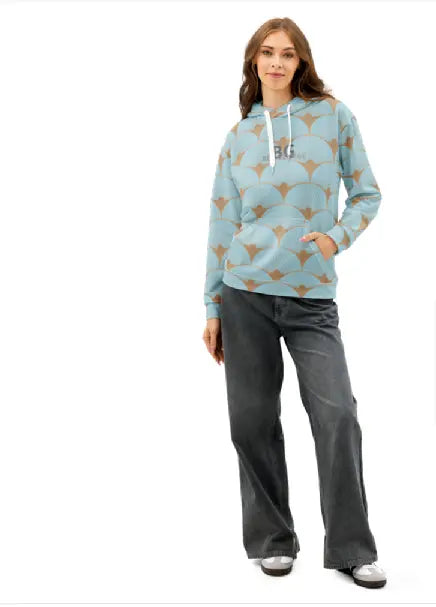 Unisex cotton hoodie - Blue Kasbah Ben George