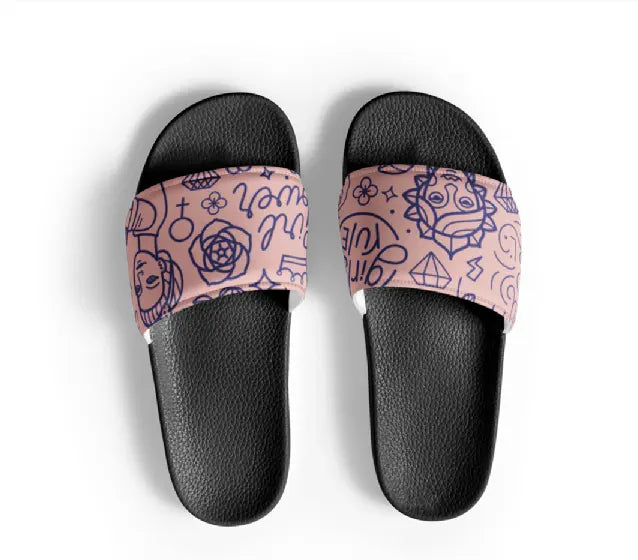 Women's slides - Girl Power Ben George