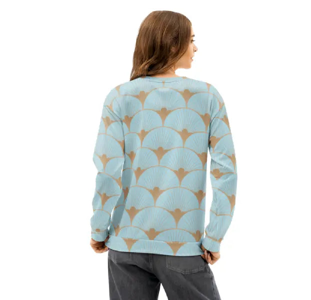 Unisex Cotton Sweatshirt - Blue Kasbah Ben George