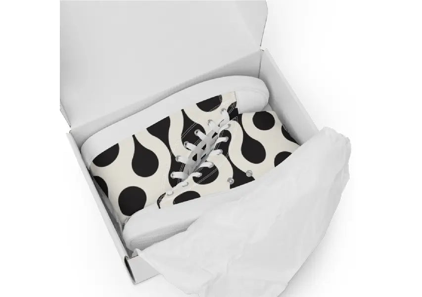 Men’s high top canvas shoes - Blackdrop Ben George