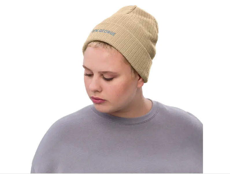 Ribbed Knit Beanie Ben George