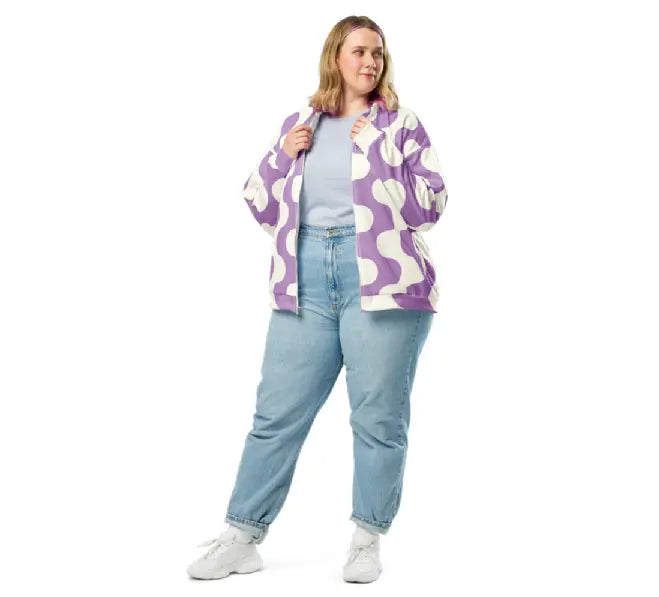 Unisex Bomber Jacket - Purple Haze Ben George