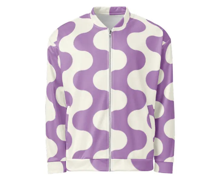 Unisex Bomber Jacket - Purple Haze Ben George