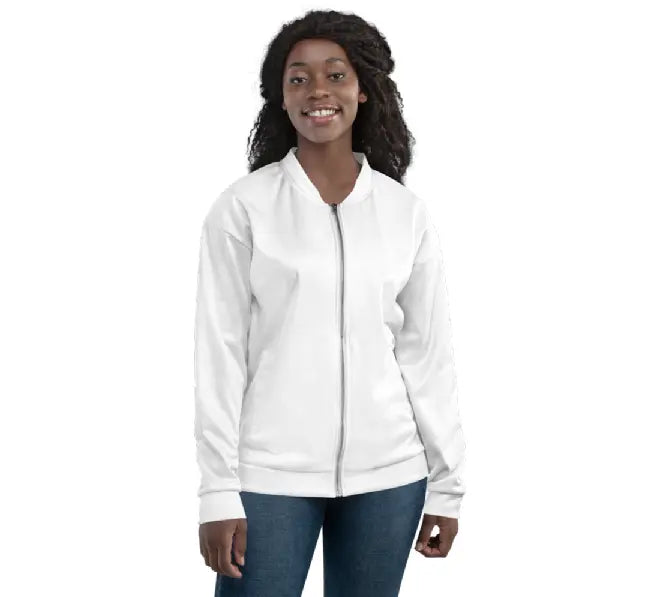 Unisex Bomber Jacket - Classic White Ben George