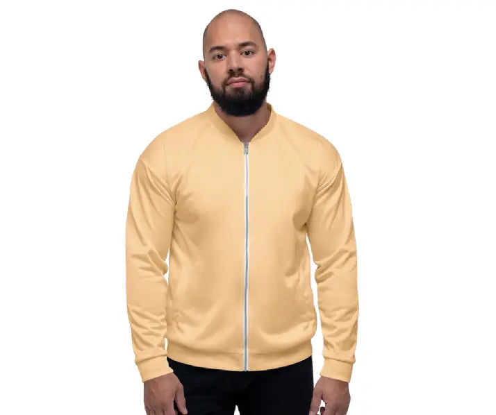 Unisex Bomber Jacket - Classic Peach Ben George