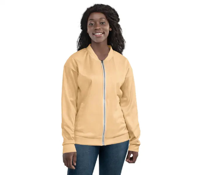 Unisex Bomber Jacket - Classic Peach Ben George