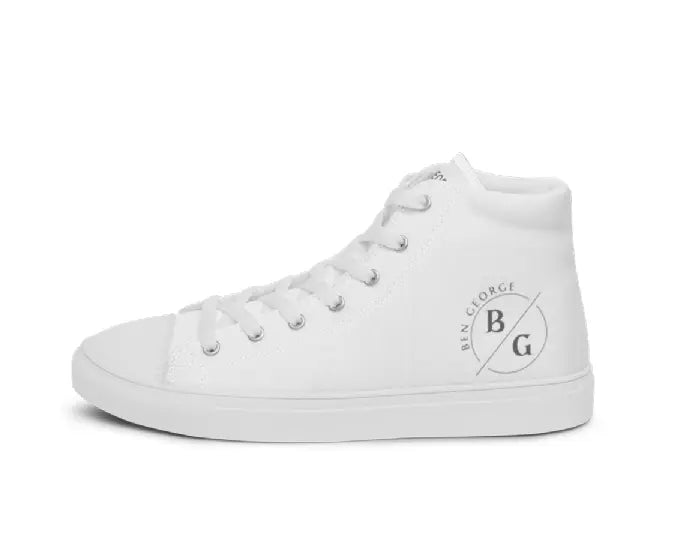 Men’s High Top Canvas Shoes - BG Retro Ben George