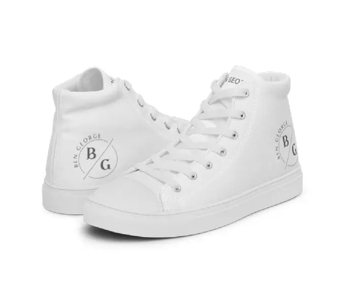 Men’s High Top Canvas Shoes - BG Retro Ben George