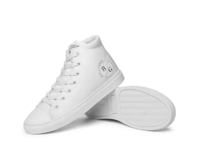 Men’s High Top Canvas Shoes - BG Retro Ben George