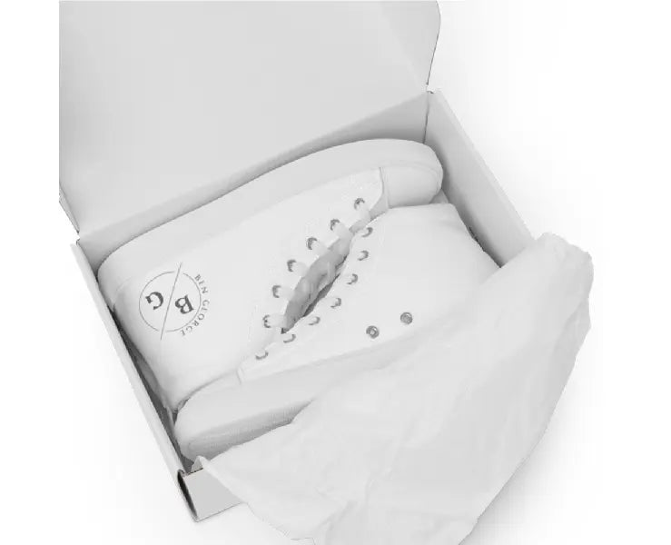 Men’s High Top Canvas Shoes - BG Retro Ben George